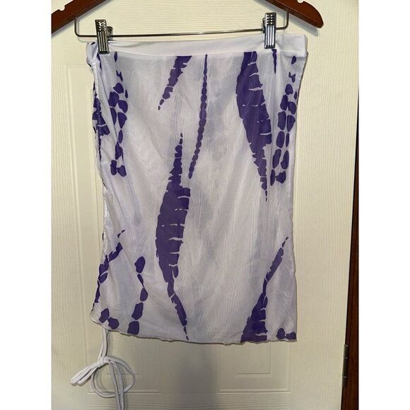 NEW Evelust Sexy 3 Pc Swimsuits -Cutout O-Ring Halter Bikini & Cover Up Skirt LG - Picture 13 of 16